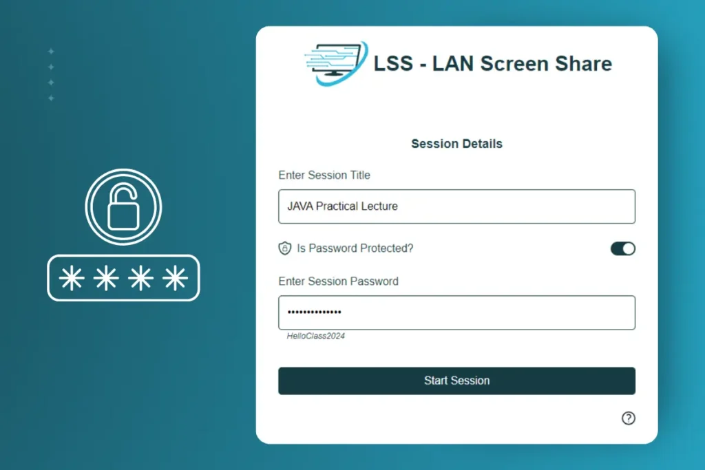 password protected screen sharing software - password protect your sessions 
